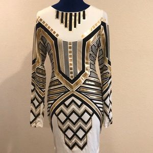 White detailed dress